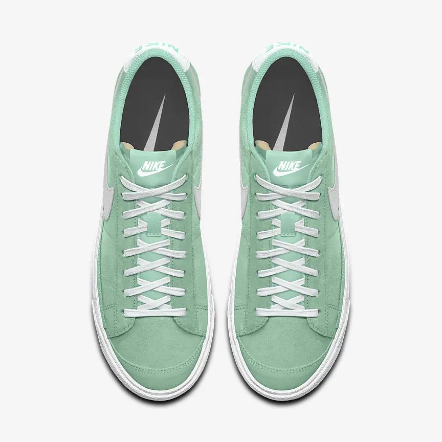 Giày Nike Blazer Low '77 By You Nam Xanh